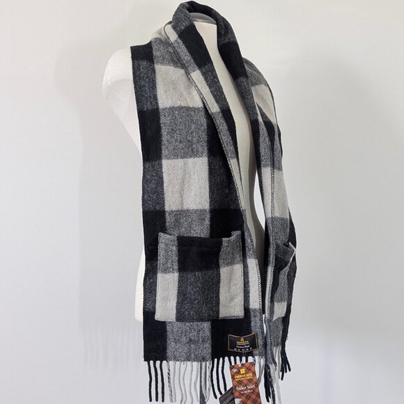 NWT Merino Wool Scottish Tartan Scarf - Picture 3 of 6